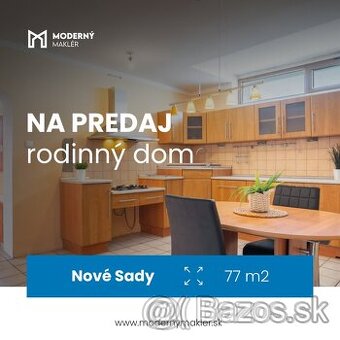 NA PREDAJ RODINNÝ DOM V KRÁSNEJ A TICHEJ OBCI LEN 15KM OD NR