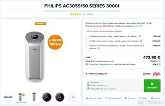 Čistička vzduchu - Philips AC3059/50 Series 3000i