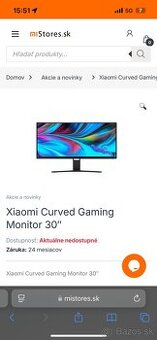 Xiaomi mi curved 30” gaming monitor