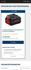 Bosch PROCORE 18V 8.0AH PROFESSIONAL