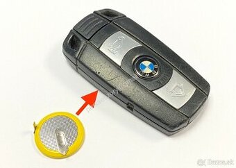 BMW nabíjateľná batéria do kľúča