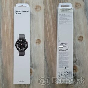 Nové Samsung Galaxy Watch 6 Classic 43mm čierne