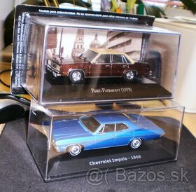 FORD FAIRMONT , CHEVROLET IMPALA , 1:43 , HACHETTE