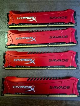 DDR3 Hyperx Savage  32GB / 4x8 / CL9