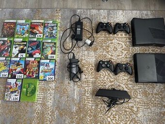 2x Xbox 360 + príslušenstvo a hry