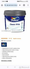 Dulux biela farba