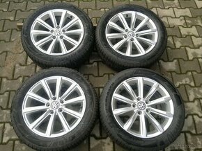 Elektrony VW Passat B8  5x112 r17, zimne pneu. 215/55 R17 - 1