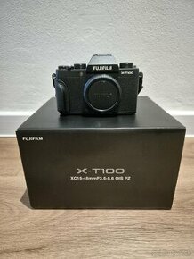 Na predaj: Fujifilm X-T100 + setovy objektív Fujinon XC15-45