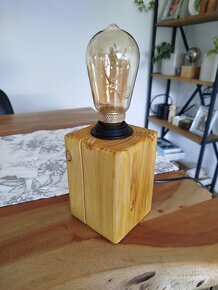 Nová Dizajnová lampa - s LED Vintage žiarovkou