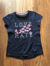 Dievčenské tričko s krátkym rukávom 145/152 - 1