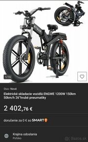 Elektrický bicykel Engwe x26 - 1