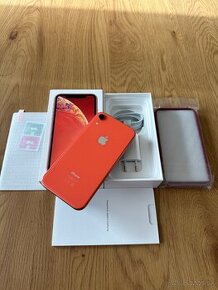 iPhone XR 64 gb Coral - komplet príslušenstvo, záruka