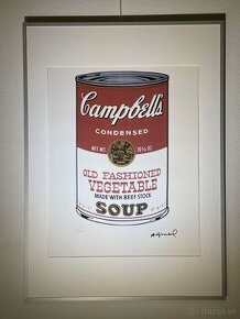 Andy Warhol "Campbells" Limitovaná edícia_Certifikát