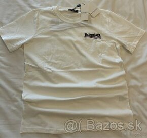 Balenciaga White Tee, Size S