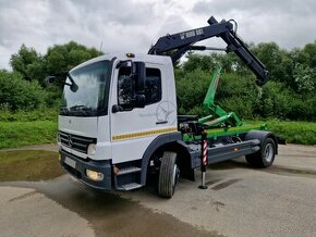 Mercedes Atego 1218 nosič kontajnerov s hydraulickou rukou - 1