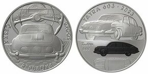 Ag minca 500 Kč 2023 Tatra 603 - Proof