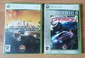 XBox 360 Need for Speed Undercover + Carbon