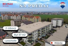 VÝNIMOČNÁ PONUKA - Na predaj 2-izbový byt v Malackách