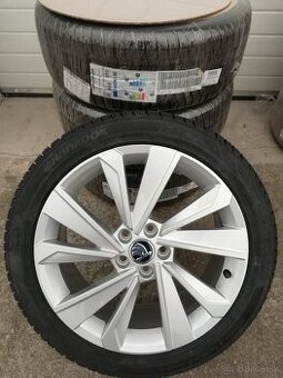 Alu disky 5x100 r17 zimné pneumatiky 215/45 r17 nepoužité