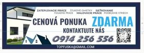 PONÚKAM ZATEPLOVACIE PRACE