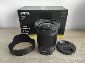 Nikon Z 20mm f/1.8 S, zánovný stav