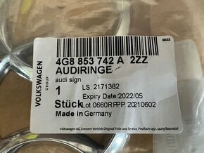 AUDI A7 ZNAK ZADNA KAPOTA ORIGINAL 4G8853742A2ZZ