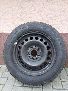 Disky original Mercedes 6,5x15 5x112 ET47+zimne pneu