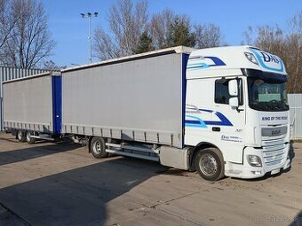 DAF XF 410+ BG CA2, VELKOOBJEMOVÁ SOUPRAVA, EURO 6, 38 PALET