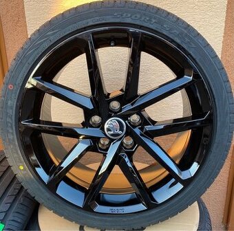 5x112 R18 Borbet N Black glossy + letné  225/40 R18 (2024)