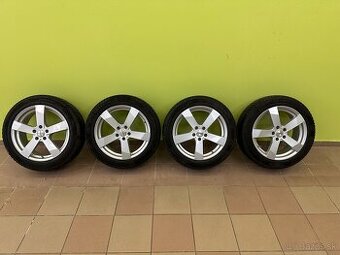 Alu disky DEZENT TD 5x112 r18 + zimné pneumatiky - 1