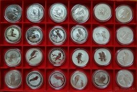 Australia Kookaburra 1990-2023 1oz investicne Ag - 1