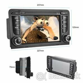 Android 2 Din Radio Audi A3 S3 RS3 2 Gb / 64 GB Autoradio