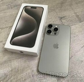 Iphone 15 pro max 512gb  natural titanium/ prirodny titan