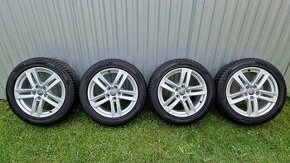 Zimná sada originál Audi A4, 5x112 R17 + pneu 225/50 R17 - 1