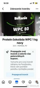 Protein wpc 1 kg čokoláda