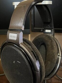 Sluchadla Sennheiser HD650 otvorene