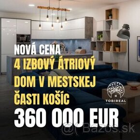 4 izbový bungalov v novej štvrti Garden Park, Košice - Šaca,