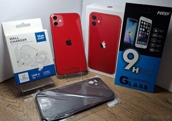 iPhone 11 128GB Red – Perfektný stav + Nová batéria 100 % - 1