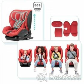 KINDERKRAFT Autosedačka Xpedition Isofix Red, Otočná 0-36 kg