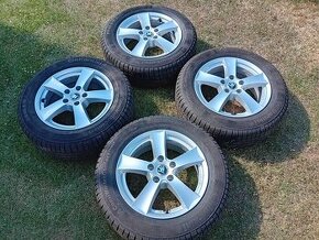 16" ALU 5x112 š SUPERB / VW + zimné pneu 215/60 16 Conti - 1