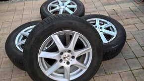 Elektrony ENZO 5x114  + 225/65 R17 102H ZIMA cca 7-8mm  RAV4