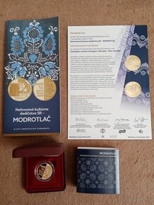 100.eur Modrotlač