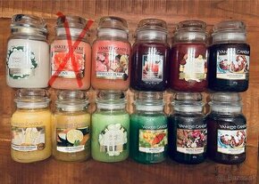 Veľké sviečky zn. Yankee Candle