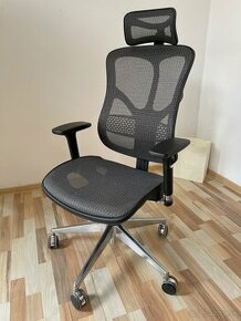 Kancelárska ergonomická stolička Diablo V-Basic, čierno-šedá