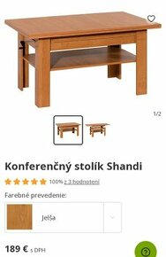 Rozkladací konferenčný stolík - 1