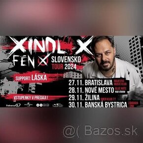 Lístky na  koncert XINDL X v Banskej Bystrici