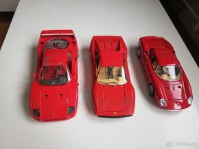 1:18 poskodene FERRARI F40, GTO , 250LeMans