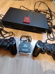 Playstation 2 FAT 2 ovladače, memory karta