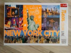 Puzzle New York 1000,Mačka a pes