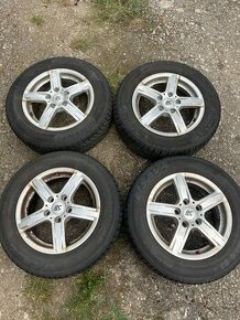 5x112 r15 elektróny VW + zimne pneu 195/65 r15